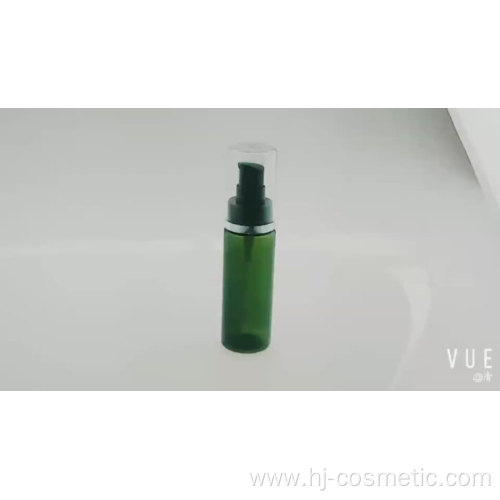 Chinese manufacturer plastic cosmetic packaging 15-120ml transparent cosmetic airless bottle